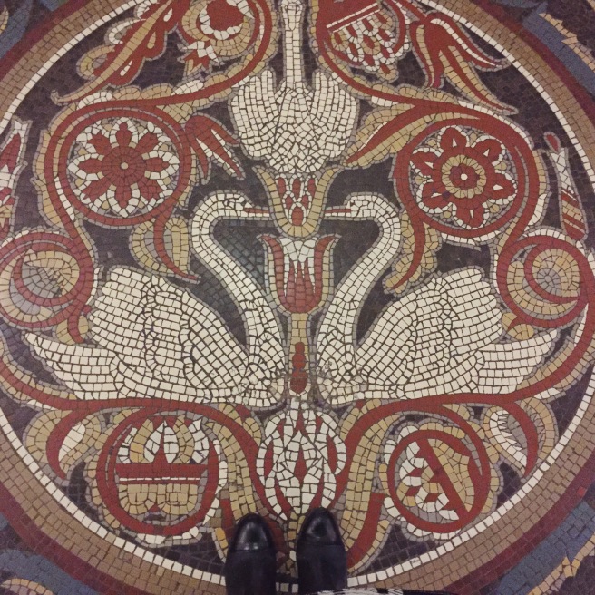 Gellert spa entrance mosaic